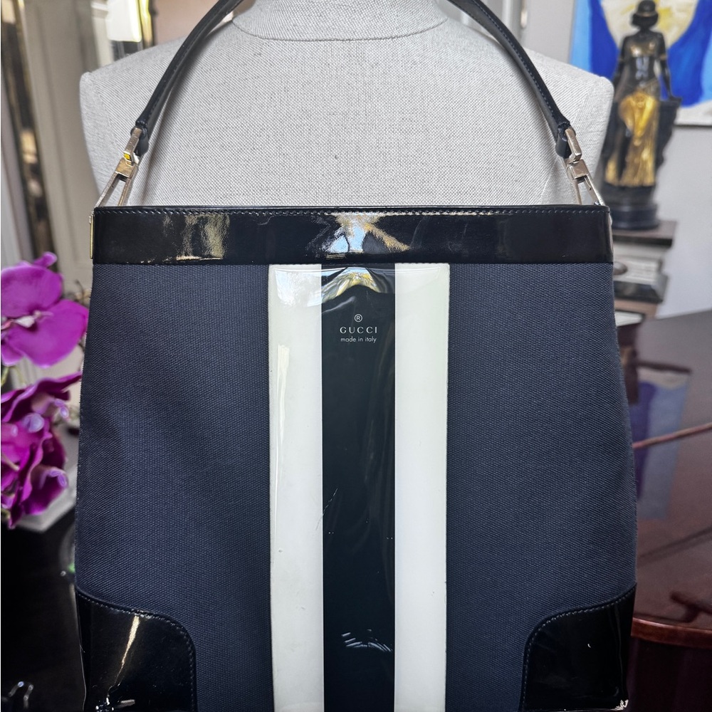 Gucci Patent Leather Shoulder Bag